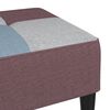 vidaXL Repose-pied Patchwork 78x56x32 cm Tissu