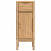 vidaXL Armoire de salle de bain FLORO Cire marron 35 x 30 x 90 cm