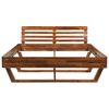vidaXL Cadre de lit Bois d'acacia massif 160x200 cm