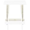 vidaXL Table pliable de jardin blanc 45x43x50 cm plastique