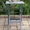 vidaXL Table d&rsquo;appoint pliable gris bois de peuplier massif