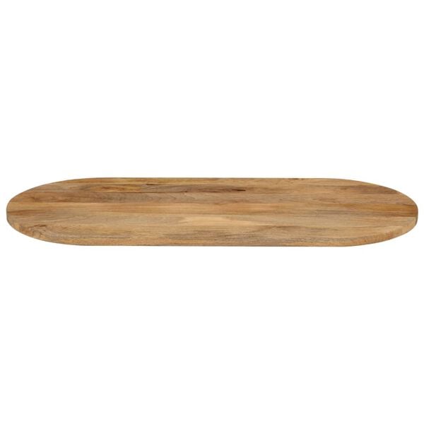 vidaXL Dessus de table 110x40x2,5 cm ovale bois massif de manguier