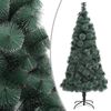 vidaXL Sapin de No&euml;l artificiel avec support Vert 120 cm PET