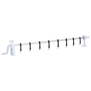 vidaXL Rouleau de couverture de piscine avec base en plastique