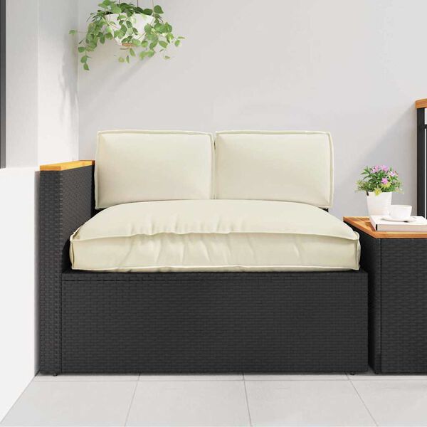 vidaXL Set de coussins de palette 3 pcs Cr&egrave;me 120 x 80 x 12 cm