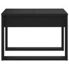 vidaXL Table d'appoint Noir 50x50x35 cm Bois d’ingénierie