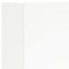 vidaXL Unit&eacute;s murales TV 4 pcs blanc bois d'ing&eacute;nierie