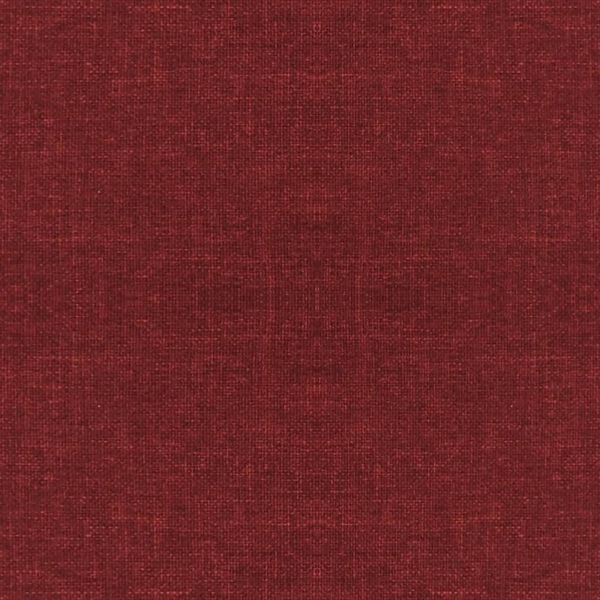 vidaXL Tabouret avec pieds en bois Rouge bordeaux Tissu