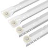 vidaXL Glissi&egrave;re de tiroir 12 pcs Blanc 350 mm Acier