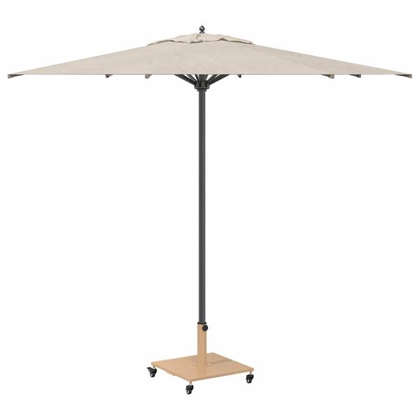 vidaXL Pied de parasol Bois Clair 45 x 45 x 31,5 cm