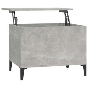 vidaXL Table basse Gris b&eacute;ton 60x44,5x45 cm Bois d'ing&eacute;nierie