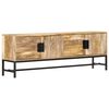 vidaXL Meuble TV 140x30x50 cm Bois massif de manguier