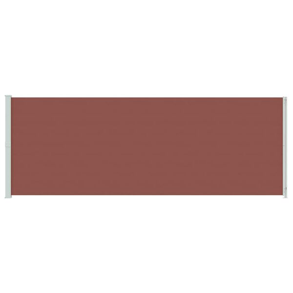 vidaXL Auvent lat&eacute;ral r&eacute;tractable de patio 220x600 cm Marron