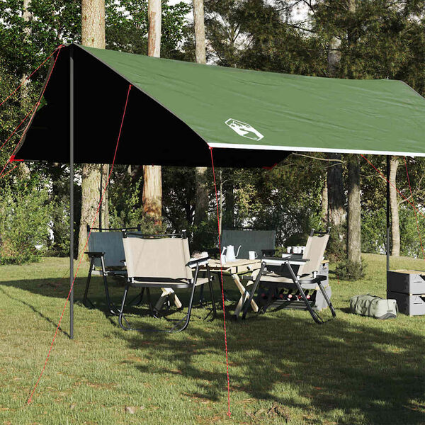 vidaXL B&acirc;che de camping vert 460x305x210 cm imperm&eacute;able