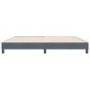 vidaXL Cadre de lit sans matelas gris fonc&eacute; 180x210 cm velours