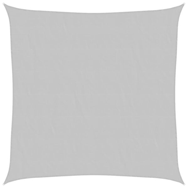 vidaXL Voile d'ombrage gris clair 3,6x3,6 m 100% polyester oxford