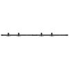 vidaXL Kit de porte d'armoire coulissante 152 cm acier au carbone