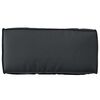 vidaXL Coussin pour dossier de palette Noir 80 x 40 x 12 cm