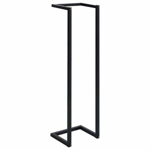 vidaXL Porte-serviette Noir 25x20x95 cm Fer