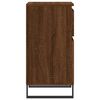 vidaXL Buffets 2 pcs ch&ecirc;ne marron 40x35x70 cm bois d'ing&eacute;nierie