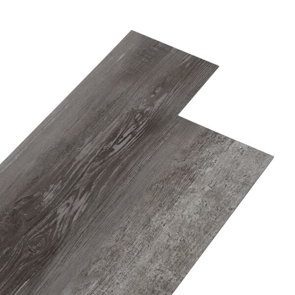 vidaXL Dalles de plancher PVC autoadh&eacute;sif 5,21 m&sup2; 2 mm bois ray&eacute;