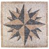 vidaXL Carreaux mosa&iuml;ques motif vent Multicolore 120 x 120 cm Marbre