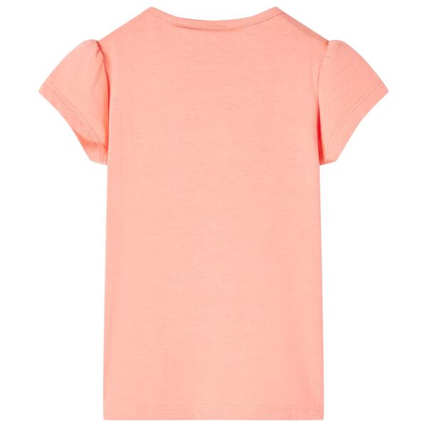 T-shirt pour enfants corail néon 92