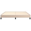 vidaXL Cadre de lit sans matelas cappuccino 160x200 cm similicuir