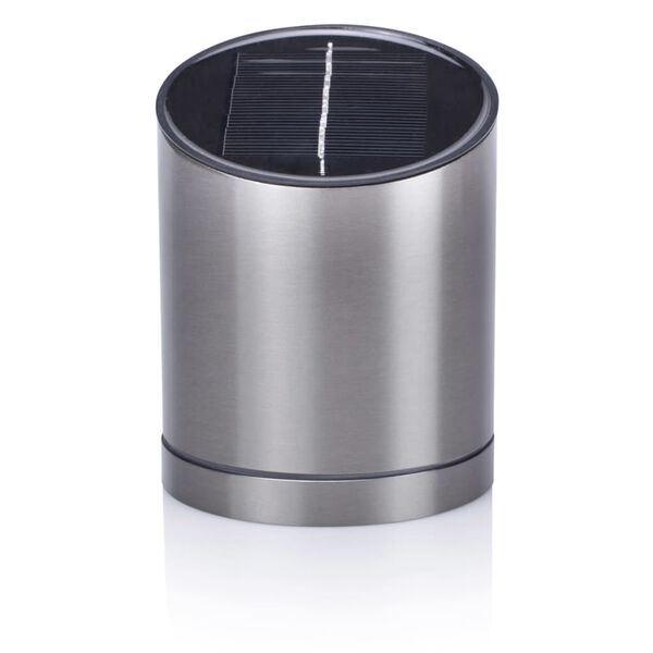 Smartwares Lampe murale solaire avec capteur 0,5 W Argent&eacute; GWS-004-DS