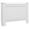 vidaXL Cache-radiateurs 2 pcs Blanc 112x19x81,5 cm MDF