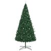 vidaXL Sapin de No&euml;l Vert 400 cm PVC