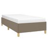 vidaXL Cadre de lit sans matelas taupe 80x200 cm tissu