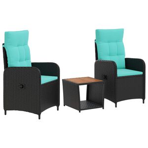 vidaXL Ensemble de salon de jardin 3 pc