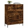 vidaXL Buffet ch&ecirc;ne fum&eacute; 69,5x34x90 cm bois d'ing&eacute;nierie