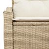 vidaXL Canapé de jardin avec coussin 123 x 62 x 69 cm polyrotin
