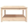 vidaXL Table de jardin 82,5x82,5x45 cm bois massif de pin