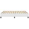 vidaXL Cadre de lit sans matelas blanc 140x190 cm similicuir