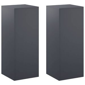 vidaXL Support de Plante 2 pcs Anthracite 40 x 40 x 100 cm