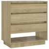vidaXL Buffet Ch&ecirc;ne sonoma 70x41x75 cm Bois d'ing&eacute;nierie