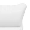 vidaXL fauteuil Blanc 69 x 74 x 93 cm Cuir artificiel