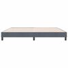 vidaXL Cadre de lit sans matelas gris fonc&eacute; 180x220 cm velours