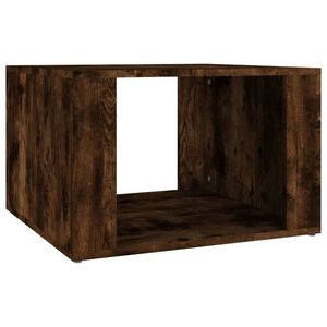 vidaXL Table de chevet Ch&ecirc;ne fum&eacute; 57x55x36 cm Bois d'ing&eacute;nierie