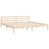vidaXL Cadre de lit sans matelas 200x200 cm bois massif