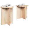vidaXL Table basse 2 pcs Naturel