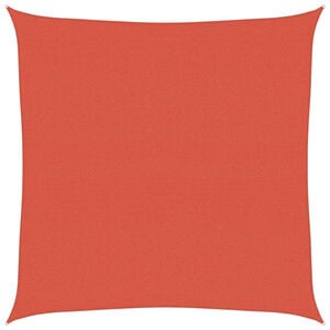 vidaXL Voile d'ombrage 160 g/m&sup2; Terre cuite 7x7 m PEHD