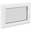 vidaXL Fen&ecirc;tre de sous-sol RISOR 90 x 60 cm PVC et verre Blanc