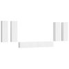 vidaXL Ensemble de meubles TV 6 pcs Blanc Bois d'ing&eacute;nierie