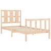 vidaXL Cadre de lit sans matelas 90x190 cm bois de pin massif