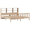 vidaXL Lit biblioth&egrave;que sans matelas 200x200 cm bois massif de pin