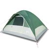 vidaXL Tente familiale &agrave; d&ocirc;me 6 personnes vert imperm&eacute;able